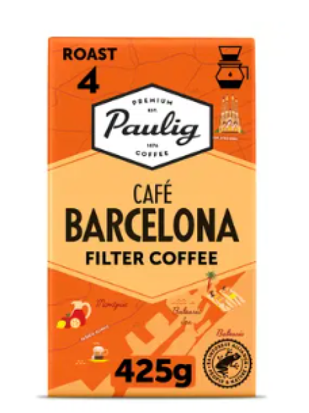 Молотый кофе Paulig Barcelona UTZ 425г