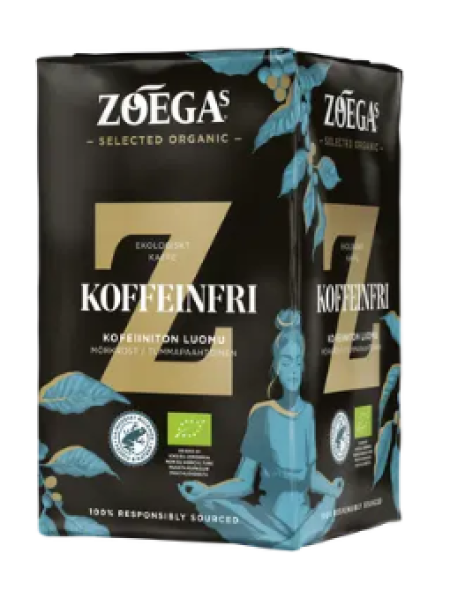 Органический фильтрованный кофе без кофеина Zoégas kofeiiniton luomu suodatinkahvi 450г