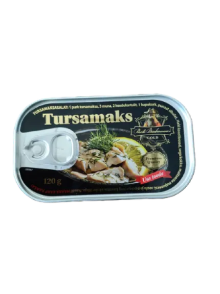 Натуральная печень трески Pirate Barbarossa`s gold tursamaks 120г