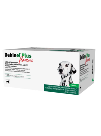 Противоглистные средства DEHINEL PLUS FLAVOUR TABL 50MG+150MG+144MG N100 