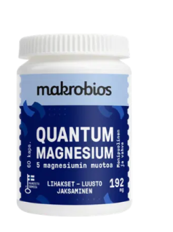 Витаминный препарат для костей и мышц Makrobios Quantum magnesium 60шт 50г