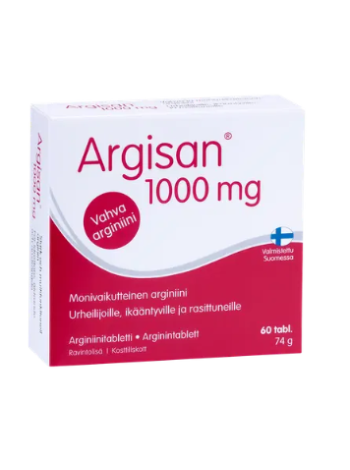 Витамины для сердца Argisan L-аргинин 1000 мг 60 таб