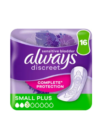 Набор прокладок при недержания мочи Always Discreet Small Plus 16 шт