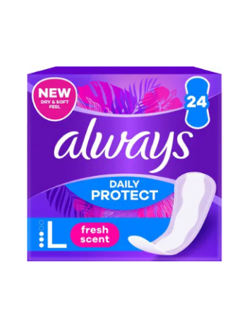 Ежедневные прокладки Always Dailies Long Fresh Always Daily Protect 24 шт