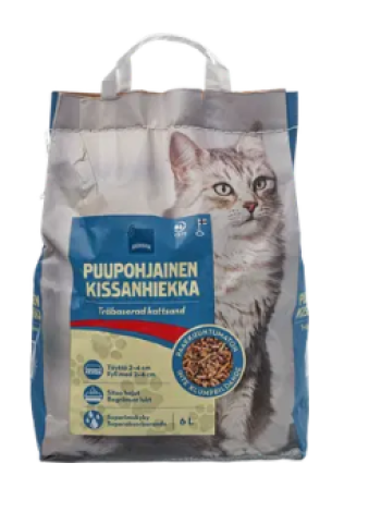 Наполнитель для кошачьего туалета на древесной основе Rainbow Kissanhiekka Puupohjainen 6л