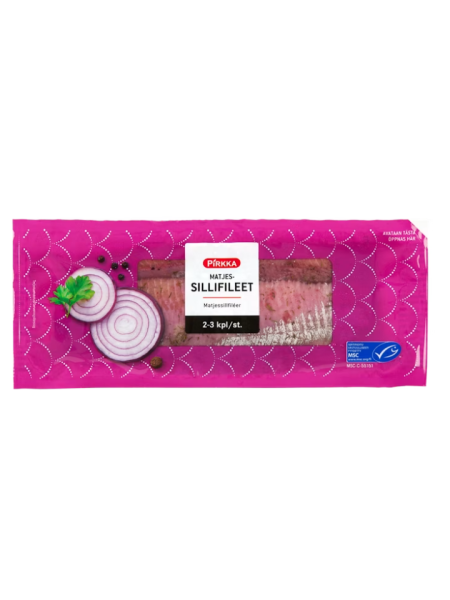 Филе сельди Pirkka matjessillifileet 180г MSC 