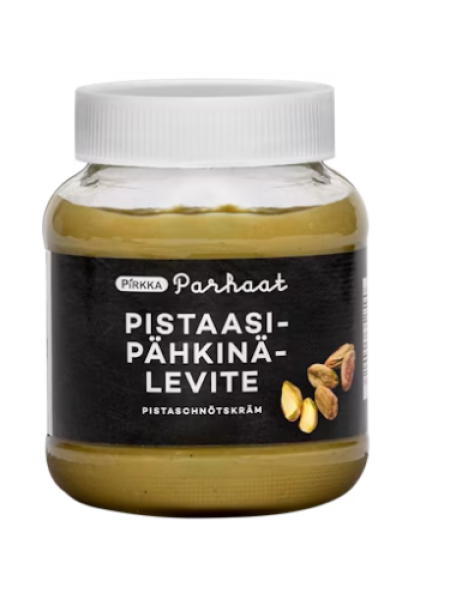Фисташковая паста Pirkka Parhaat pistaasipähkinälevite 350 г