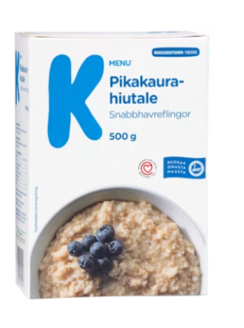 Овсяная каша быстрого приготовления K-Menu pikakaurahiutale 500 г