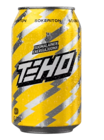 Энергетический напиток Teho energiajuoma sokeriton 0,33 л без сахара