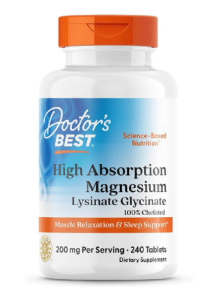 Биологически активная добавка магний Doctor’s BEST High Absorption Magnesium 100 mg 240 таб