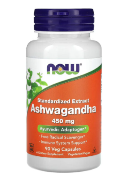 Биологически активная добавка NOW Ashwagandha 450 mg 90 капсул