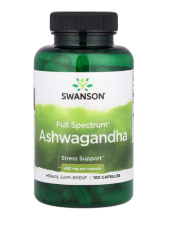 Биологически активная добавка Ашваганда SWANSON Full Spectrum Ashwagandha 100 таб
