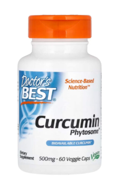 Пищевая добавка куркумина Doctor’s BEST Curcumin Phytosome 500mg  60 таб