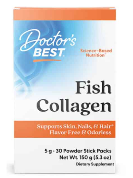 Рыбий коллаген Doctor’s BEST Fish Collagen 30 кап