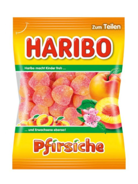Жевательные конфеты Haribo Peaches 175 г персик