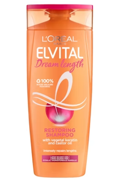 Шампунь L'Oréal Paris Elvital Dream Length 250 мл восстанавливает длинные и поврежденные волосы 