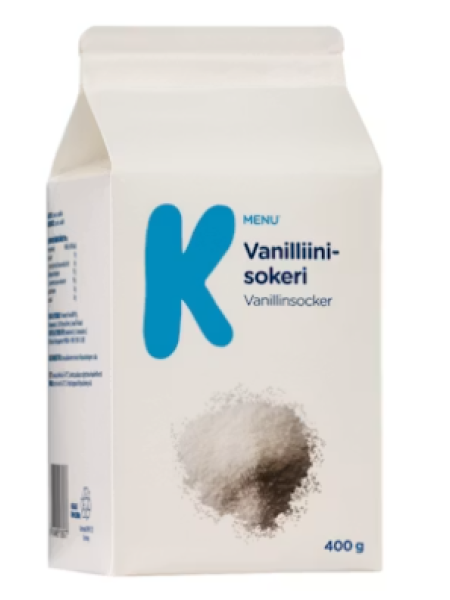 Ванильный сахар K-Menu Vanilliinisokeri 400 г