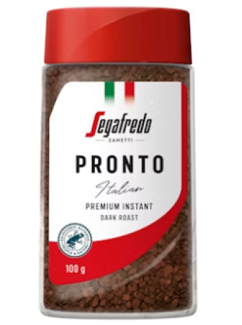 Сублимированный растворимый кофе Segafredo Pronto 100 г