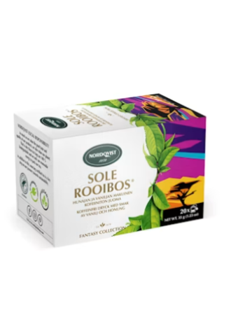 Чай в пакетиках без кофеина Nordqvist Sole Rooibos 20 х1,75 г