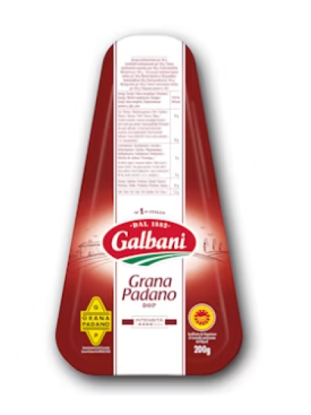 Твердый сыр Galbani Grana Padano 200г без лактозы