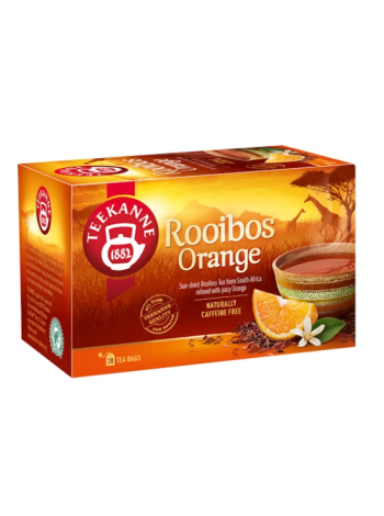Чай ройбуш апельсиновый цвет Teekanne rooibos appelsiini 20 шт