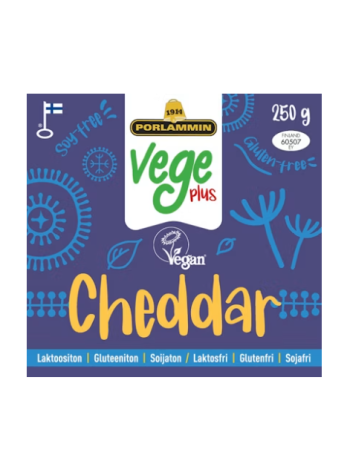 Сыр чеддар для веганов Vege plus Cheddar 250 г