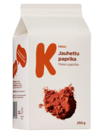 Молотая паприка K-Menu Paprika jauhettu 250 г