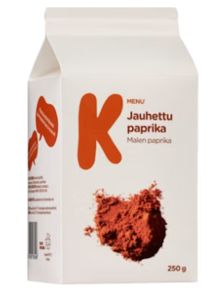 Молотая паприка K-Menu Paprika jauhettu 250 г