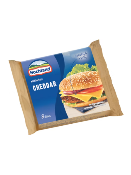 Плавленый сыр чеддер Hochland Cheddar sulatejuustoviipaleet 200 г