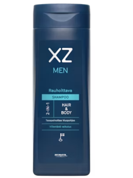 Успокаивающий шампунь для волос XZ Men 2 в 1 250 мл