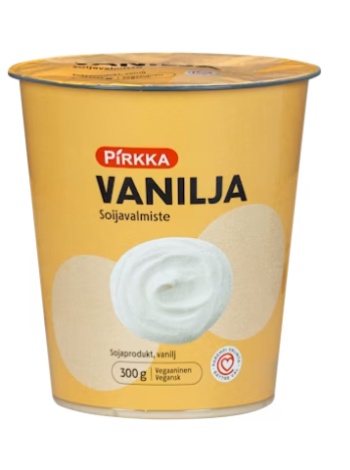 Ванильный соевый продукт Pirkka soijavalmiste vanilja 300 г