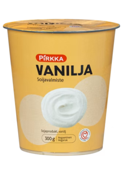 Ванильный соевый продукт Pirkka soijavalmiste vanilja 300 г