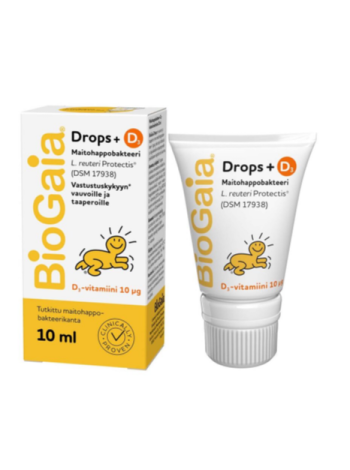 Биологически активная добавка BIOGAIA DROPS+D3 10 мл