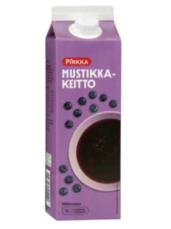 Черничный кисель Pirkka mustikkakeitto 1 л
