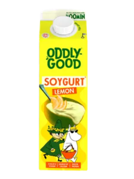 Соевый йогурт Oddlygood sitruuna 1 кг с лимоном