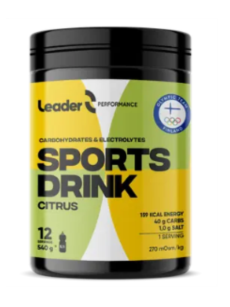 Порошок спортивного напитка Leader Performance Sports Drink 540 г со вкусом цитрусовых 