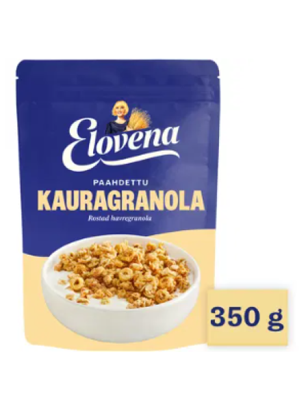 Жареные овсяные хлопья Elovena paahdettu kauragranola 350 г