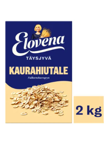 Цельнозерновая овсянка Elovena Kaurahiutale 2 кг