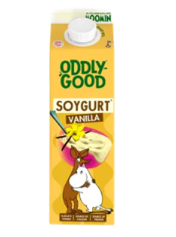 Соевый йогурт Oddlygood Soygurt vanilja 1 л ваниль