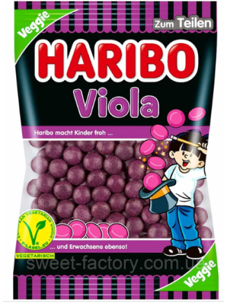 Лакричные конфеты Haribo Viola 125 г