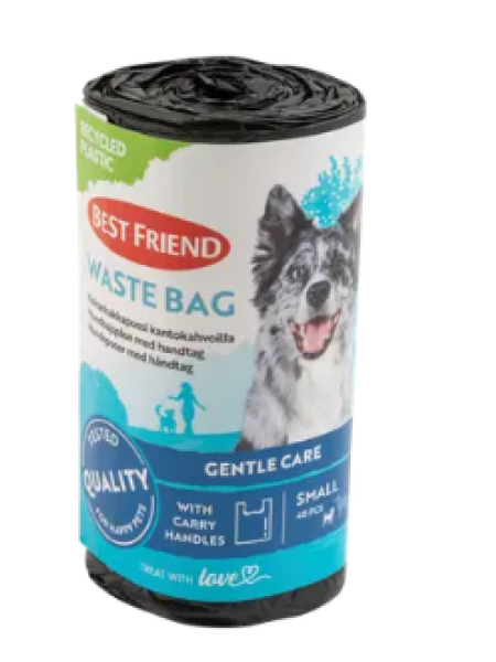Пакет для собачьих экскрементов с ручками Best Friend Dog S (18x34 см)