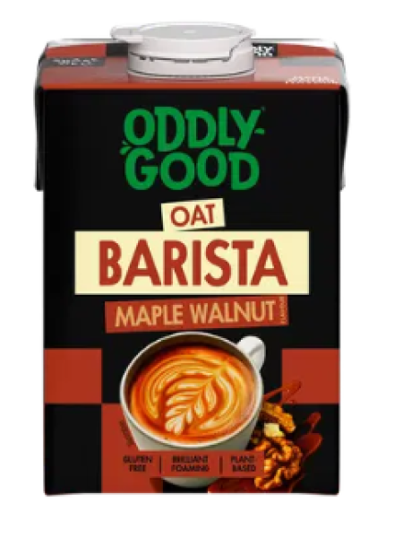 Овсяный напиток Oddlygood Barista UHT 0,5 л с кленовым сиропом и грецкими орехами
