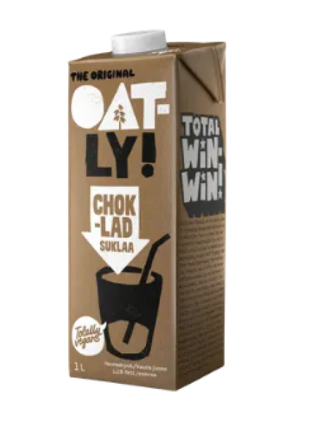 Овсяный напиток со вкусом шоколада Oatly Kaurajuoma Suklaa 1 л