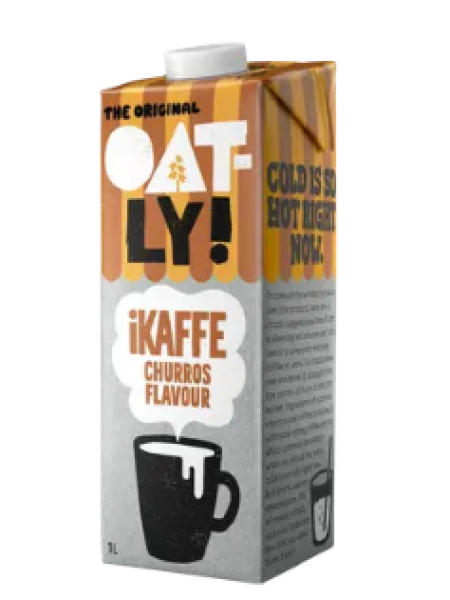 Овсяный напиток со вкусом чуррос Oatly iKaffe UHT 1 л 