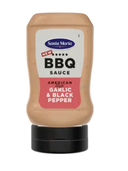 Соус для барбекю с чесноком и черным перцем Santa Maria BBQ Sauce Garlic & Black Pepper 280 г