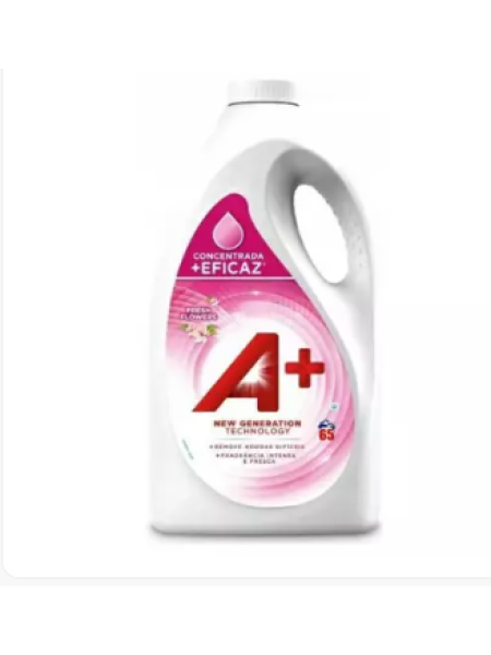 Гель для стирки A+ Fresh Flowers Универсальны 2,95 л