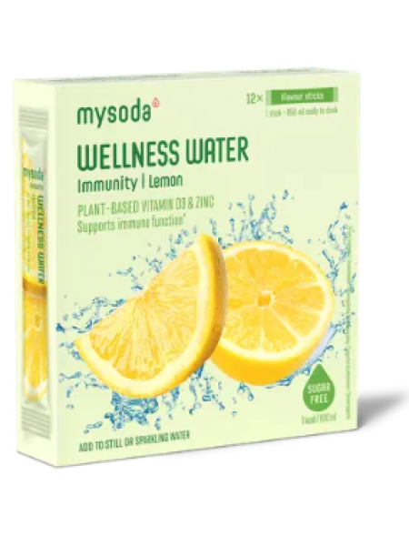Порошок для приготовления  напитка Mysoda Wellness Water 12 x 4 г со вкусом лимона