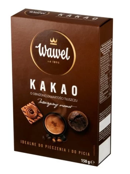 Какао без сахара WAWEL 150г