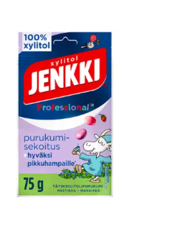 Смесь жевательной резинки для детей Jenkki Professional JR Herra Hakkarainen 75г