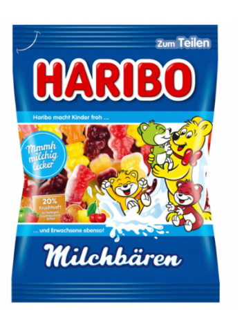 Конфеты жевательные Haribo Milk Bears 160 г 